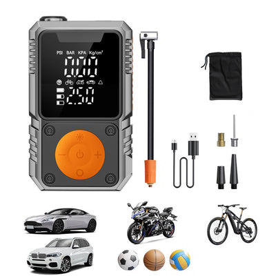 LinkMejor ST-9656A Wireless Air Pump Tire Inflator Portable Inflatable Compressor Digital LCD Display High-power for Car Motorcycle Ball Fast Inflation