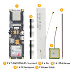 LinkMejor T-SIM A7670G A7670E A7670SA ESP32 S3 SIM Card Wireless Communication Development Board 4G LTE Bluetooth 5.0 Dual Type-C IoT Module Support GSM/GPRS/EDGE