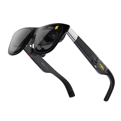 LinkMejor One AR Smart Glasses 477" HD Screen 3DoF Space Hovering 3D Real Glasses for iPhone Switch PS5 Game Private Cinema