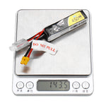 Tattu 7.6V 450mAh 95C 2S HV 4.35V Lipo Battery Pack XT30 Plug for Eachine Betafpv Drone FPV Racing Drone
