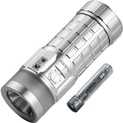 2026 New Version Lumintop Rainbow with Remote Control  LED+RGB Flashlight 3000LM 1000M 3*21700 Battery USB-C Rechargeable Camping Flashlight