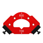 Corner Jig Router Template Corner Routing Guide Quick Jig Router Bit Template with Removable Clip Arc Cutting Auxiliary Tool for Woodworking Routing R10 R20 R30 R35 R40 R50 R60