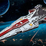 Jiestar 67106 MOC Venator Attack Space Ship / 67109 67109 TIE Bomber Cruiser Fighter Destroyer Building Blocks for Boys Kids Toys