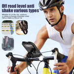 LinkMejor 7-inch Bicycle Phone Holder Support TPU Touch Screen Waterproof Universal Bike GPS 360° Swivel Adjustable Motorcycle Cellphone Holder
