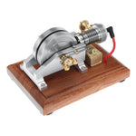 LinkMejor M96 Oddball Mini Horizontal Air-Cooled Single Cylinder 4-Stroke Hit and Miss Gas Engine Physics Science Educational Learning Toy