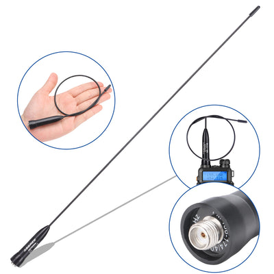 LinkMejor AR-771S SMA Female Universal Soft Antenna For Baofeng UV5R UV5RH BF888S Quansheng
