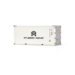 LinkMejor TEU-22G1 FEU-42G1 1/32 20ft/40ft Container Unassembled White DIY Kit RC Car Vehicles Models Parts