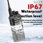 LinkMejor UV88 GPS Multiband Radio Walkie Talkie 1024 Channels IP67 Waterproof Type-C Charging CB SSB HF FM SW MW LW Amateur Ham Two Way Radio