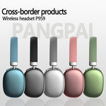 P959 Wireless Headset bluetooth 5.3 Headphone 40mm Large Dynamic Coil Units Breathable Earmuffs Built-in HD Microphone 12H Playback Upgrade Knob Button On-ear Headphones