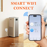 LinkMejor 16A Smart WiFi EU Plug Socket Real-time Current Voltage Power Monitoring APP Timing Outlet with LED Light Voice Control with Alexa Google