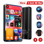 4-inch Touch Screen MP3 Player bluetooth Hi-Fi Sound Built-in 16GB Memory 24H Playback FM Radio Recording Ebook 1000mAh Battery Portable Music Player Lossless Music