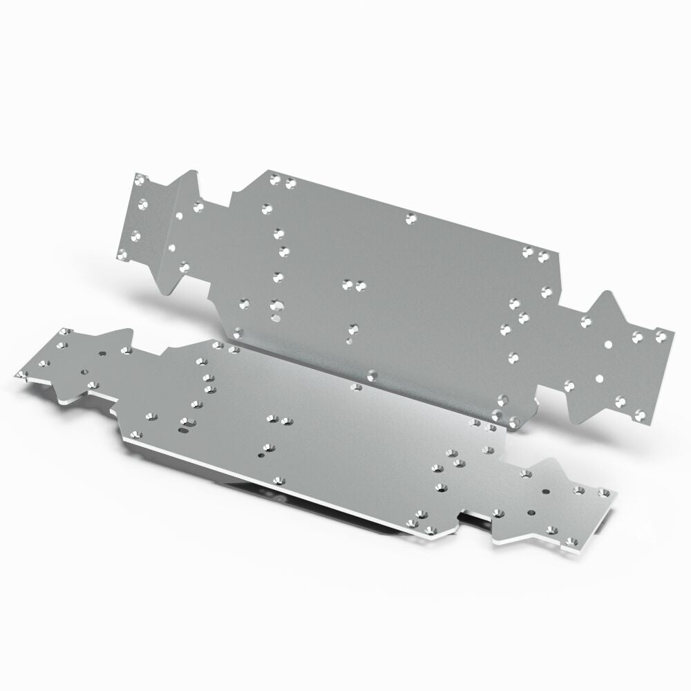 LinkMejor MT16 1/16 RC Car Parts Chassis Bottom Plate Aluminum Alloy Vehicles Models Spare Accessories 16019