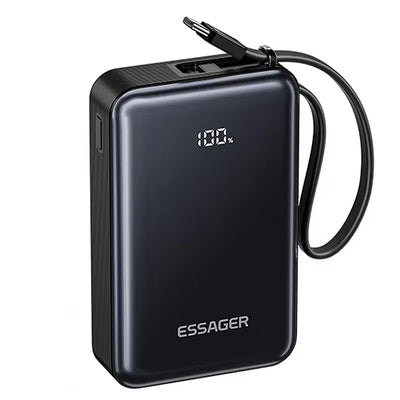 LinkMejor F2026 Pro PD65W 77Wh 20000mAh Smart LED Digital Display Power Bank Come with Type-C Cable External Battery Power Supply with 2 Inputs & 2 Outputs Fast Charging for iPhone 17 17Pro 16 Pro Max 15 14 for Huawei Mate XTs for OPPO for VIVO