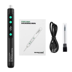 LinkMejor Soldering Iron Kit Type-C Rechargeable Compact 15W 200-450℃ Rapid Heating Adjustable Temperature Welding Tool Electronic Repair