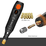 LinkMejor Cordless Rotary Tool Kit Woodworking Engraving Pen DIY For Jewelry Metal Glass Mini Wireless Drill With Dremel Accessories