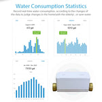 LinkMejor Tuya Smart WiFi Water Valve APP On/Off Control Water Pressure / Flow Rate / Temperature Measurement Water Consumption Monitoring Device