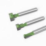 6mm 1/4" Shank T-Track Slotting & T-Slot Keyhole Cutter Router Bit Steel Handle 5/16" 3/8'' & 1/2'' Length Cutter For Wood