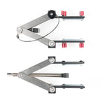 Ganwei Woodworking Panel Clamp Adjustable Height 12-100mm for 3030 Profile Aluminum Alloy & Stainless Steel Fixture for Precision Assembly