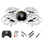 S196 DIY Self-Assembled KIT Educational Puzzle Learning Training Flying Aircraft Altitude Hold Mode 360° Filp LED Light 2.4G Remote Control RC Drone Quadcopter RTF