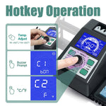 LinkMejor 982 Soldering Iron Station Rapid Heating LCD Display Compatible C210 C245 Handles 90°C to 450°C Adjustable Temperature Compact Design Professional Welding
