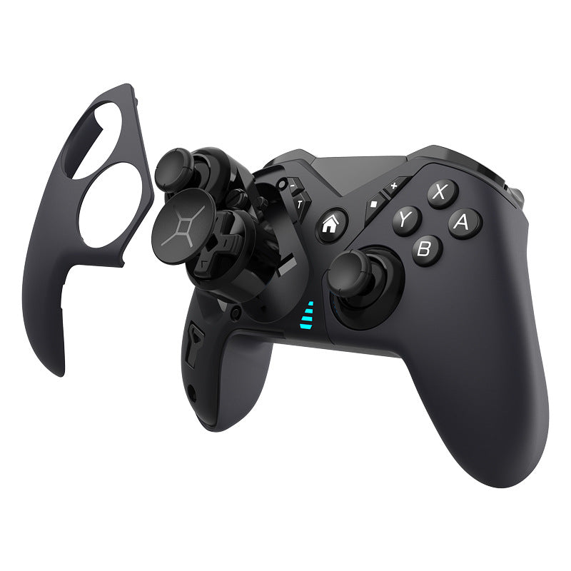 S900 Tri-mode Switch2 Gaming Controller with Linear Trigger D-Pad Swap Turbo Back Buttons 6-Axis Gyro Vibration for Nintendo Switch PC