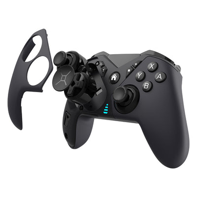 S900 Tri-mode Switch2 Gaming Controller with Linear Trigger D-Pad Swap Turbo Back Buttons 6-Axis Gyro Vibration for Nintendo Switch PC