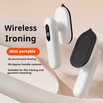 Tevorex Portable Handheld Garment Steamer, Wireless Mini Electric Clothes Iron with Dual Modes, Compact Fabric Steamer for Home & Travel
