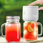 Mason Jar Sealing Machine 1200mAh Mini Vacuum Sealer Electric Mason Jar Vacuum Sealer Kit Cordless Mason Jars Wide Mouth and Regular Mouth Food Storage