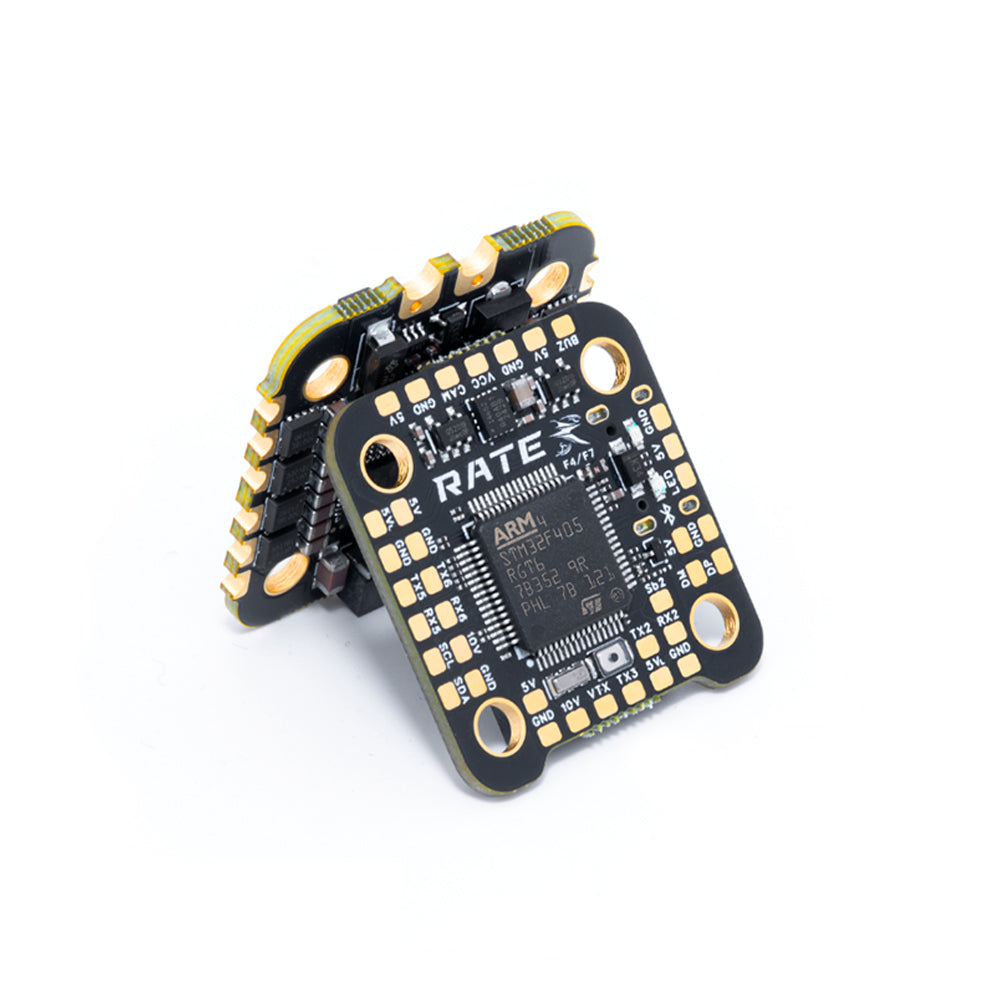 LinkMejor F405 V4 Mini Flight Controller & 40A 3-6S Mini ESC Stack Built-in Bluetooth for RC Freestyle Racing FPV Drones