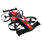 LinkMejor YL61 2-IN-1 Land Air Flying Racing Drift Car Altitude Hold Mode Tumbling Stunts 2.4G Remote Control Toys Kids Gifts RC Drone Quadcopter RTF