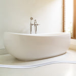 Bathroom Kitchen Foldable Water Stopper Self-adhesive Rubber Dam Shower Barrier White/Transparent