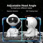 Elfeland LED Astronaut Starry Sky Lamp Atmosphere Projection Lamp Sitting Astronaut Remote Control Creative Bedroom Night Light
