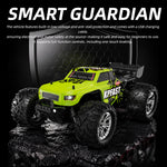LinkMejor KF13 RTR 1/16 2.4G 4WD 30km/h RC Car High Speed Off-Road Truck Full Proportioal LED Light Remote Control Vehicles Models Toys