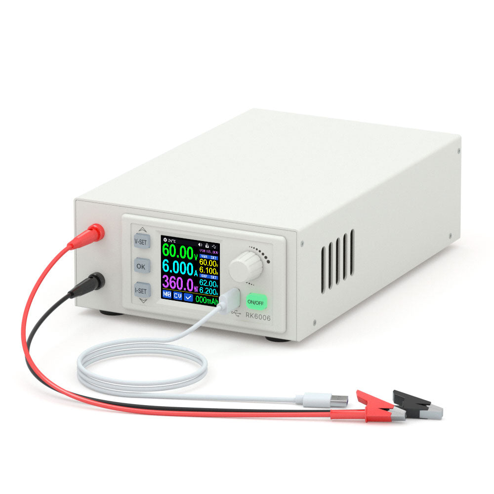 LinkMejor RK6006-C Digital Power Supply High Precision 60V 6A with Overvoltage Protection and HD Display for Efficient Power Control