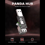 LinkMejor Panda Hub 3D Printer Hub Double USB Output Extension Adapter Module for P1S/P1P Seamlessly Integration