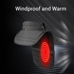 Winter Motorcycle Cycling Chest Protector Adjustable Neck Cover Windproof Outdoor Skiing Neck Warmer
