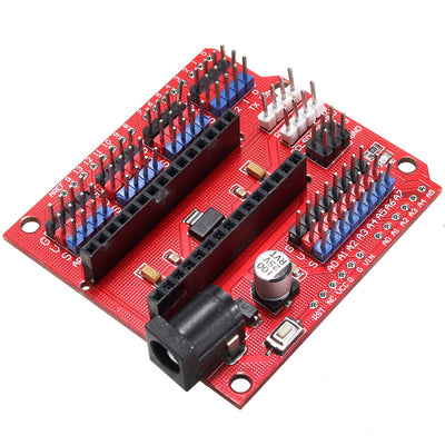 Multi-Function Funduino Nano Shield Nano Sensor Expansion Board Geekcreit for Arduino - products that work with official Arduino boards