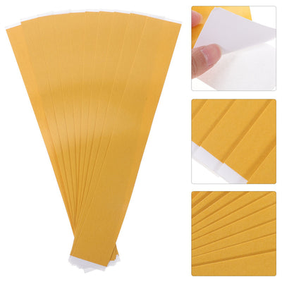 Zero Gap Woodworking Tape for More Accurate Cuts On Miter Saw Table Saw PVC Self Adhesive Strips for Positioning Wood Cutting 2 x 14 Inch Yellow 10 Pcs