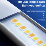 LinkMejor Charging 40cm LED Night Light 3 Color Adjustable 80LED 9 Levels Brightness Adjustment for Live Streaming Vlogging Makeup Photography
