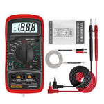 LinkMejor AN8205C Digital Multimeter AC/DC Ammeter Volt Ohm Tester Meter Multimetro With Thermocouple LCD Backlight