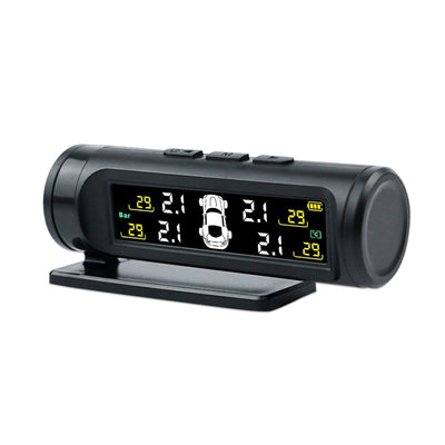 High-Precision Wireless Tire Pressure Monitor System 360° Rotatable 433.92 MHz Hidden Tire Pressure Monitor Car Tire TPMS Display