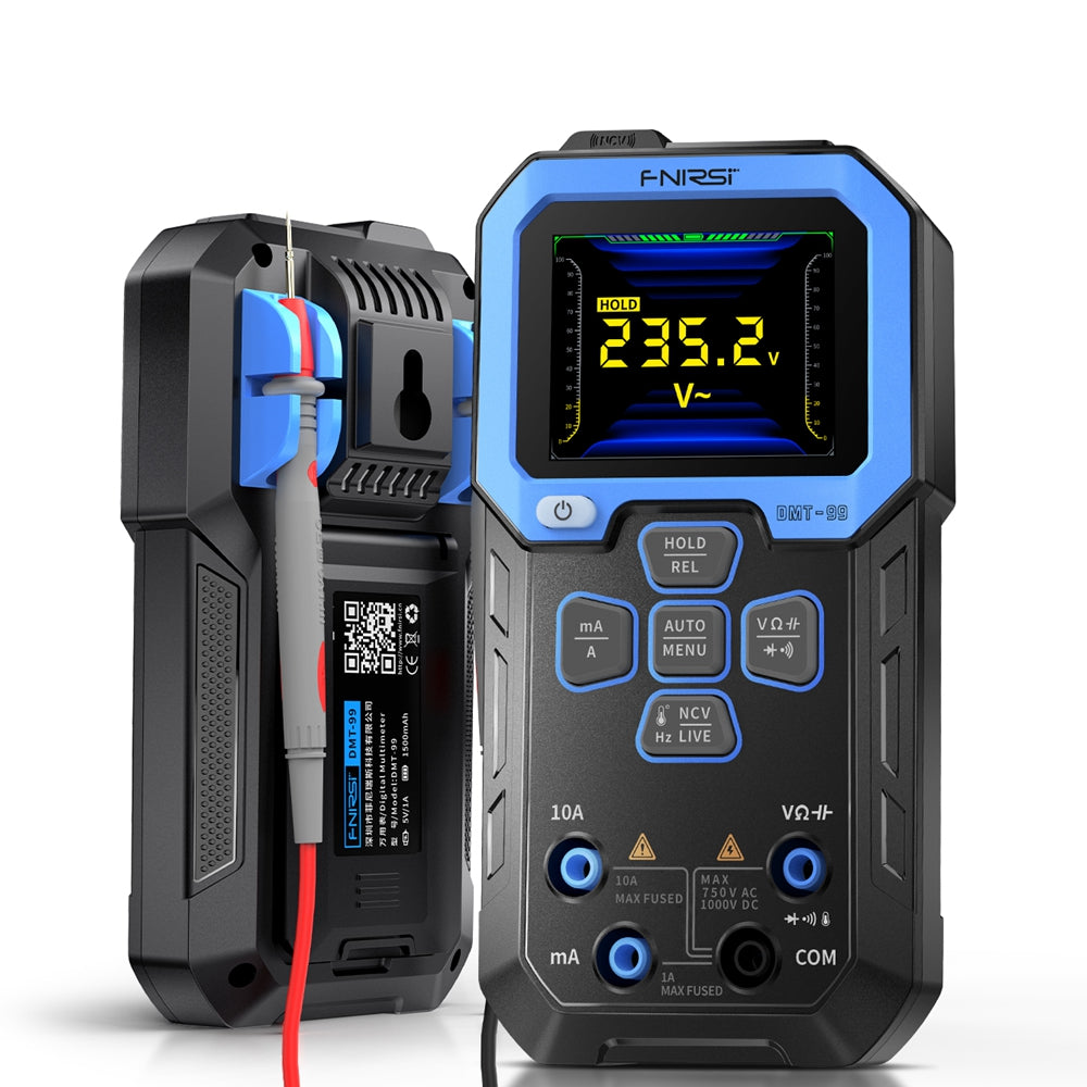 LinkMejor DMT-99 Digital Multimeter 9999 Counts Smart Professional Tester 1000V 10A True RMS Auto Range AC DC Ohm Hz Capacitance