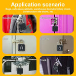 Tuya Smart Fingerprint Door Lock Button Cabinet Lock Gym Wardrobe Door Password Padlock Electronic Door Lock IP67 Waterproof for Warehouse Dormitory Doors