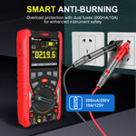 ET853C 3-in-1 2CH 70Mhz Oscilloscope Multimeter Signal Generator 3-In-1 200Msps Sampling Rate Bandwidth Dual Channel Color Screen Rechargeable Battery Auto Range Test Data Storage