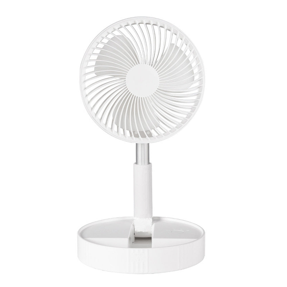 Tevorex 7200mAh Telescopic Folding Fan USB Charging Portable Mini Electric Fan Dormitory Outdoor Cooling Appliances Adjustable Home Fan