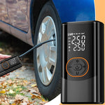 Portable Wireless Electric Car Air Pump LED Display Inflator for Balls Motorcycle Car Bike