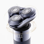 LinkMejor Mijia Electric Shaver S302 for Men With Dual-Ring Floating Blades Magnetic Head LED Digital Display Razor IPX7 Waterproof