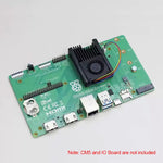 DC5V Cooling Fan Heatsink 8000RPM PWM Speed Adjustable Active Radiator Cooler with Thermal Pads for Raspberry Pi CM5/CM4