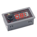 LinkMejor PWM DC Motor Controller Adjustable Speed DC 9-60V 12V 24V 48V 12A Digital Display Encoder Duty Ratio Frequency Controller