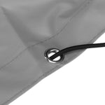 600D Trailer Cover Waterproof Windproof Dust Protector With Rubber Belt 125x95x13cm